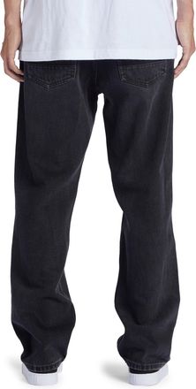 DC Relax-fit-Jeans DC SHOES Worker, Herren, Gr. 29(XS/S) / L&auml;nge 32(M), L&auml;nge 34, schwarz (schwarz denim), Obermaterial: 80% Walkfrottier, 20% Walkfrotti