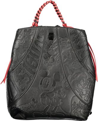 Desigual Mickey Sumy Rugzak - Dames - Tassen - Zwart - Maat: ONE Size Leer