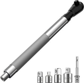 OEM Llave De Extensi&oacute;n Acodada De 1/2 Para Uso El&eacute;ctrico Con Conexiones Cuadradas Vers&aacute;tiles De 3/8 A 1/4