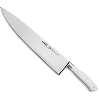 Arcos Coltello cuoco Arcos Riviera Blanc 233824 Nitrum Steel, con Mango Poliossimetilene e lama 30 cm in scatola