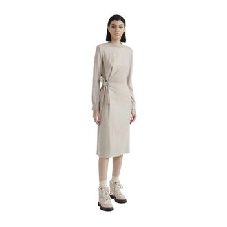 PESERICO Dames, Jurken, Beige, Maat: M
