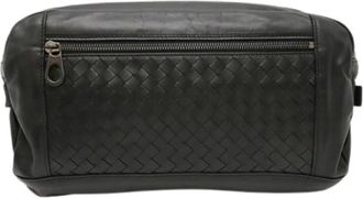 Bottega Veneta Pre-owned Belt Bags, male, Black, Size: ONE SIZE Pre-owned Vintage Shoulder Bag