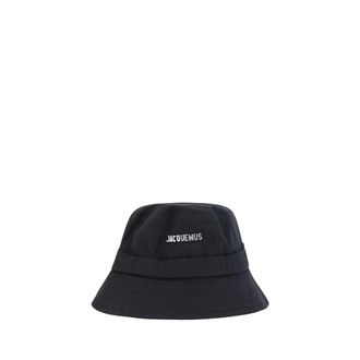Jacquemus Hats, male, Black, Size: 58 CM Gadjo Bucket Hat
