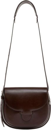 Christophe Lemaire Cartridge leather crossbody bag - women - Leather/Lambskin - One Size - Brown