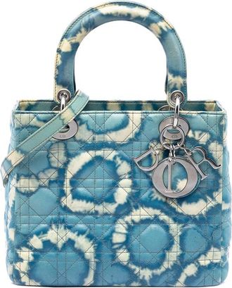 Dior Pre-owned Dior Medium Calfskin Tie Dye Print Lady Dior Ladies BXIDXH9FF7XJ3U7G