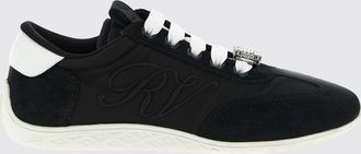 Roger Vivier Sneakers Viv Low in pelle e tessuto con fibbia gioiello