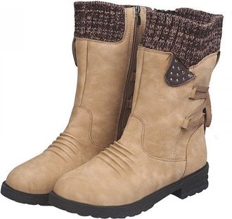 Generic Womens Boots Warm and Comfortable Boots for Autumn Winter - Waterproof and Non-Slip Casual, Elegant, Fashionable, Breathable, Platform High Ankle Boot