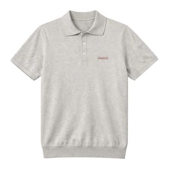 Edmmond Studios Polo Shirts, male, Gray, Size: M Brand Bass Polo