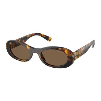 Miu Miu Ovale Zonnebril - Dames - Zonnebrillen - Veelkleurig - 50 MM - Accessoires