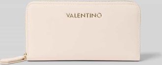 Valentino Handbags Portemonnaie mit Label-Detail Modell ZERO in Ecru, Gr&ouml;&szlig;e 1