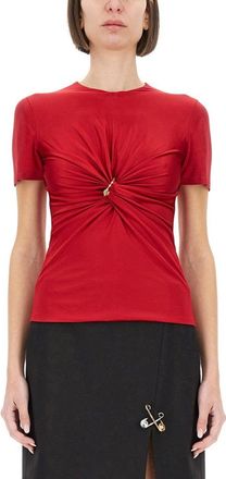 Versace Safety Pin Curled Top