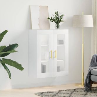 Berkfield Home Wall Mounted Cabinet White 69.5x34x90 cm