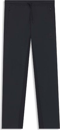 HUGO BOSS Heren Hadim Stretch Geribbelde Tracksuit Broek (Blauw)