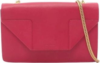 Saint Laurent Pre-owned Cross Body Bags, female, Pink, Size: ONE SIZE Pre-owned Betty Leather Shoulder Bag