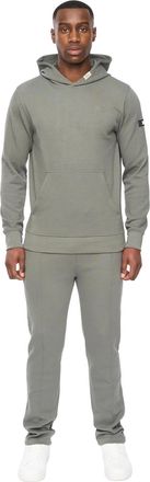 Duck and Cover Heren Hannings Hoodie en Jogger Set (Olijf)