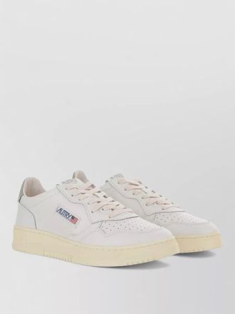Autry medalist sneaker leather upper tonal inserts
