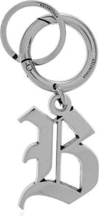 Balenciaga Melrose B Keychain - unisex - Sleutelhangers & Tashangers - Grijs - ONE Size - Accessoires