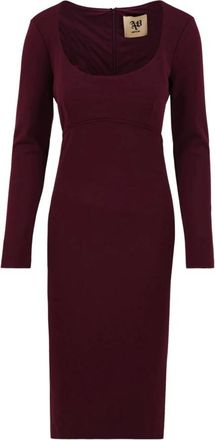 Aniye By Jade Midi Jurk - Dames - Jurken - Rood - Maat: M Spandex