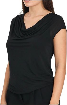 Max Mara Tops, Dames, Zwart, S, Denim, Ovest Top