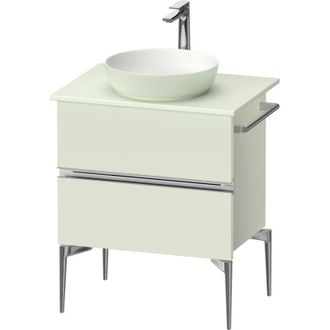 Duravit Duravit - Sivida Consola Mueble Bajo Lavabo, 2 Cajones, Tirador