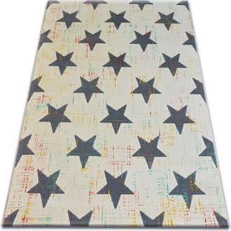 RugsX Rugsx - Alfombra Scandi 18209/063 - Estrellas Beige 140x200 Cm