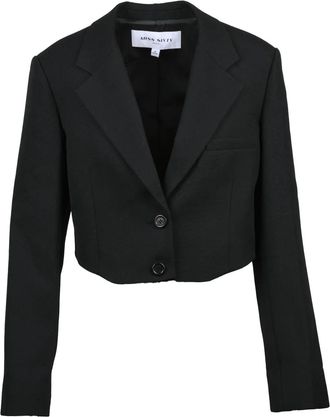 Miss Sixty Black Wool Button Bolero