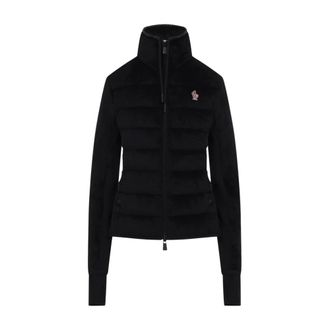 Moncler Grenoble Ritsluiting Vest - Dames - Truien - Zwart - Maat: M Poliester