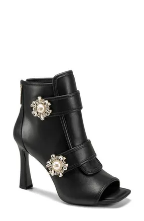 Karl Lagerfeld Dimitra Crystal Embellished Sandal in Black at Nordstrom, Size 8.5