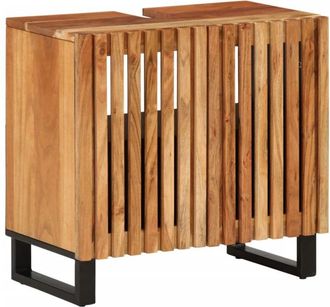 vidaXL Bathroom Sink Cabinet 62x34x58 cm Solid Wood Acacia vidaXL