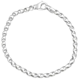 Pompeii3 Mens Link 14k Gold (17gram) or Platinum (28gram) 4.5mm Bracelet 8.5