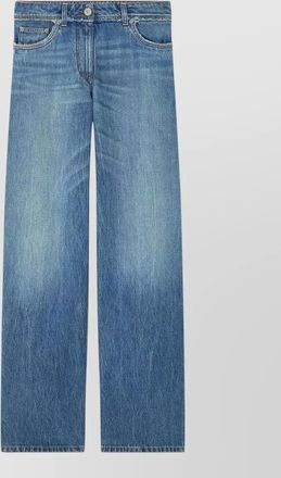 Versace denim high-rise wide-leg jeans