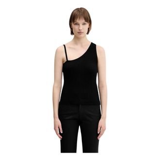 Sams&oslash;e & Sams&oslash;e Mujer, Camisetas, Negro, Talla: S