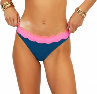 Beach Riot Fay Bottom In Seashell Isle Colorblock