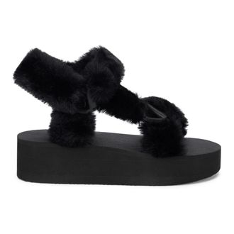 Red Valentino Wedges, female, Black, Size: 9 US Modern Sandals