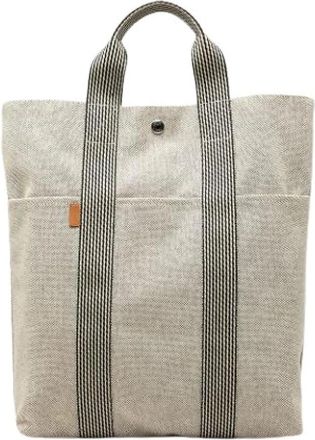 Herm&egrave;s Pre-owned Fourre Tout Cabas - Dames - Vintage Shopper - Beige - ONE Size - Vintage
