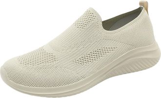 Generic Fashion Trainers Mens Lightweight and Breathable Casual Sports Shoes Soft Sole Loafers Slip On Trainers Outdoor Travel Walking Footwear Gym Athletic F