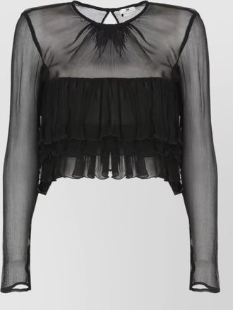Elisabetta Franchi ruffled blouse