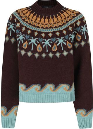Alanui Sweet Winter Trui - Dames - Truien - Bruin - Maat: XS Wol