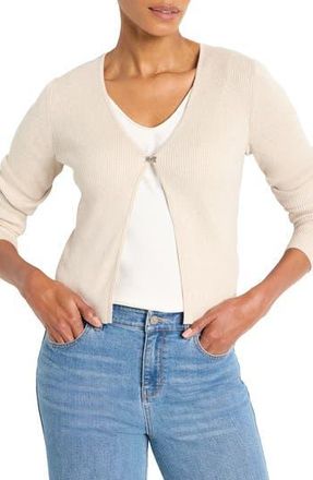 Nic+Zoe Cool Nights Rib Cardigan in Canvas at Nordstrom Rack, Size X-Small