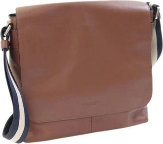 Coach Pre-owned Cross Body Bags, male, Brown, Size: ONE SIZE Pre-owned Charles Shoulder bag