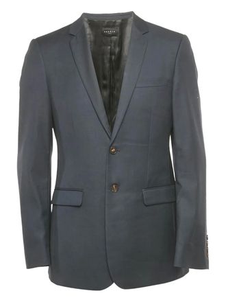 Sandro Wollen blazer met twee knopen - Blauw