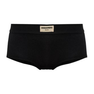 Dsquared2 Logo Boxers - Dames - Onderbroek - Zwart - L - Ondergoed