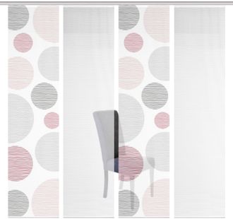 Vision S Schiebegardine »4ER SET BORDEN« Paneelwagen 4 Stk. tlg. HxB: 260x60, Schiebevorhang 4er Set Digitaldruck