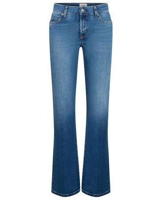 Cambio Bootcut-Jeans aus Baumwolle Paris Authentic Blue, Frau, Blau, 40