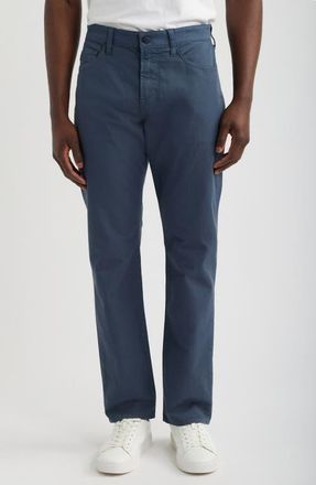 AG - Adriano Goldschmied Everett Commuter Performance Slim Straight Pants in Blue at Nordstrom, Size 33 X 32
