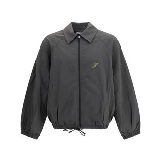 Jacquemus Windbreaker - Heren - Zomerjassen - Grijs - M - Polyester - Jassen