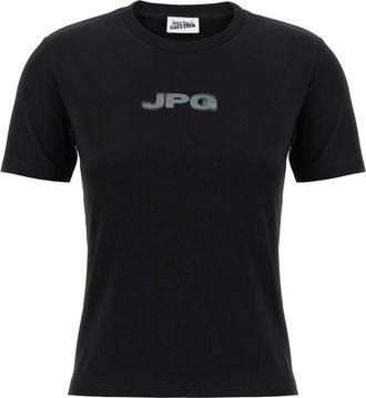 Jean Paul Gaultier The JPG Baby Tee - Dames - T-shirts - Zwart - XS - Katoen - Tops