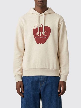 A.P.C. Felpa con cappuccio A. P.C. in cotone con logo