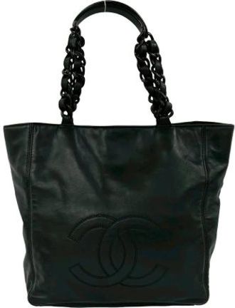 Chanel Pre-owned Vintage Tote Bag - Dames - Vintage Shopper - Zwart - ONE Size - Leer - Vintage
