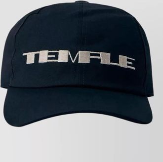 Rick Owens embroidered baseball cap contrasting detail visor